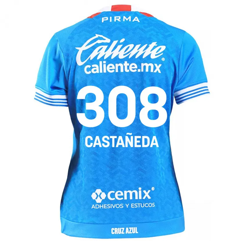 Danxen Herren Emiliano Castañeda #308 Himmelblau Heimtrikot Trikot 2024/25 T-Shirt