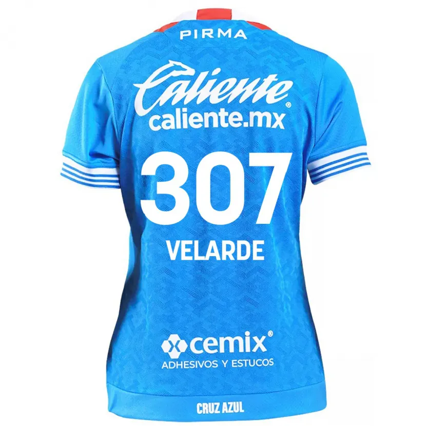 Danxen Herren Juan Velarde #307 Himmelblau Heimtrikot Trikot 2024/25 T-Shirt