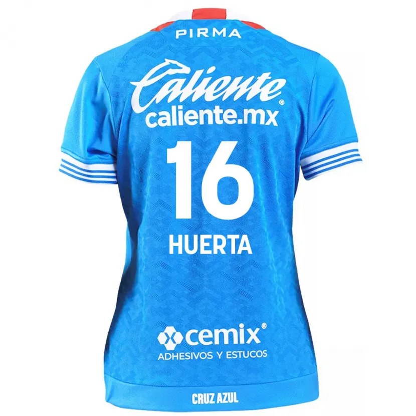 Danxen Herren Ana Gabriela Huerta #16 Himmelblau Heimtrikot Trikot 2024/25 T-Shirt