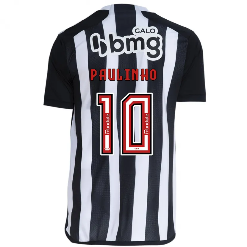 Danxen Herren Paulinho #10 Weiß Schwarz Heimtrikot Trikot 2024/25 T-Shirt