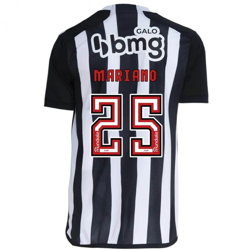 Danxen Herren Mariano #25 Weiß Schwarz Heimtrikot Trikot 2024/25 T-Shirt