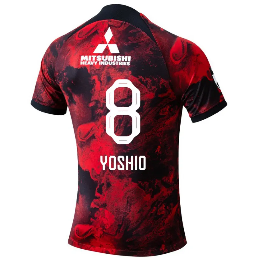 Danxen Herren Yoshio Koizumi #8 Rot Schwarz Heimtrikot Trikot 2024/25 T-Shirt