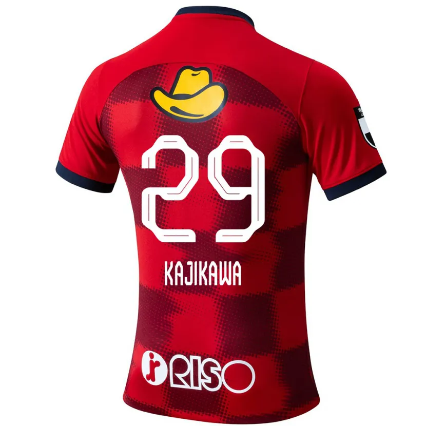 Danxen Herren Yuji Kajikawa #29 Rot Blau Weiß Heimtrikot Trikot 2024/25 T-Shirt