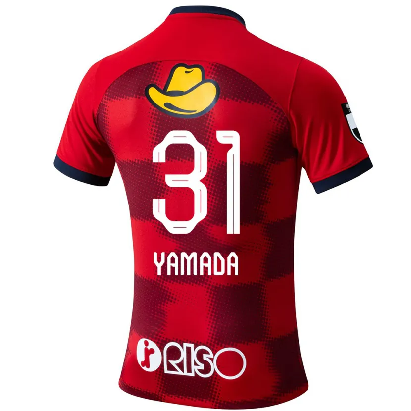 Danxen Herren Taiki Yamada #31 Rot Blau Weiß Heimtrikot Trikot 2024/25 T-Shirt