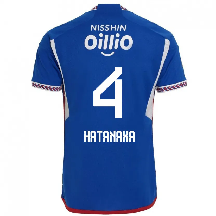 Danxen Herren Shinnosuke Hatanaka #4 Blau Weiß Rot Heimtrikot Trikot 2024/25 T-Shirt