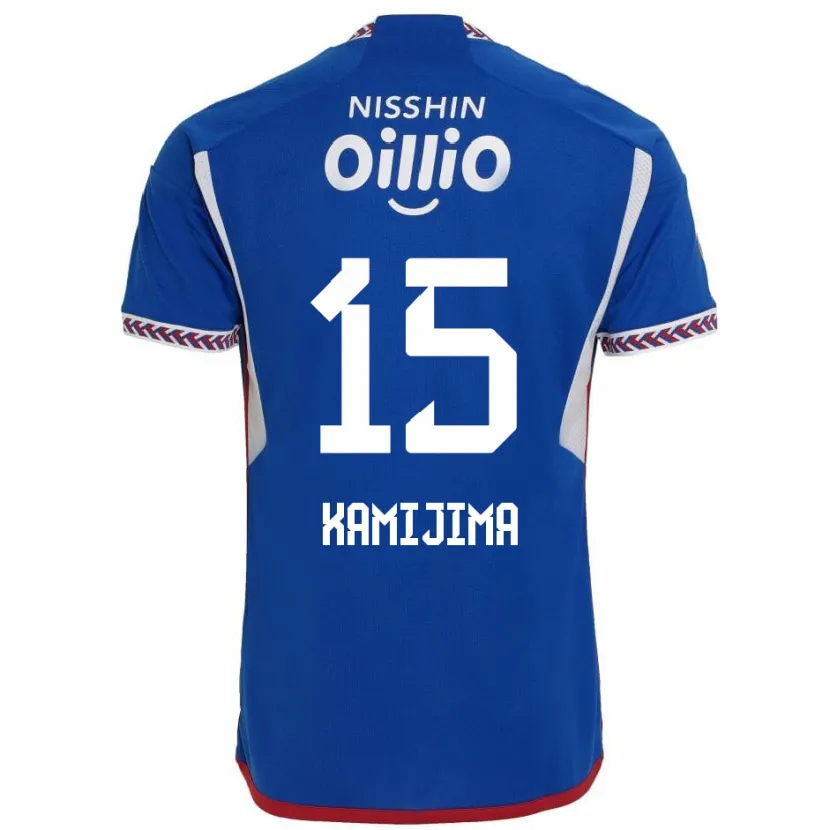 Danxen Herren Takumi Kamijima #15 Blau Weiß Rot Heimtrikot Trikot 2024/25 T-Shirt