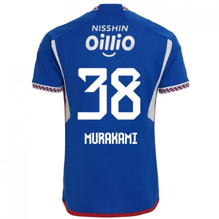 Danxen Herren Yuhi Murakami #38 Blau Weiß Rot Heimtrikot Trikot 2024/25 T-Shirt