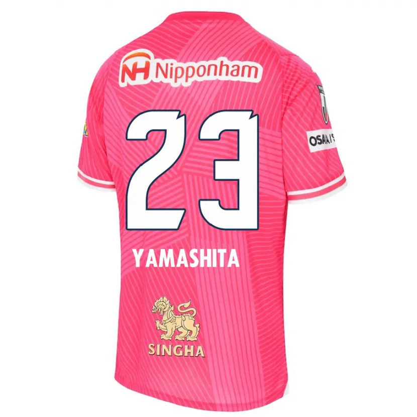 Danxen Herren Tatsuya Yamashita #23 Rosa Weiß Heimtrikot Trikot 2024/25 T-Shirt