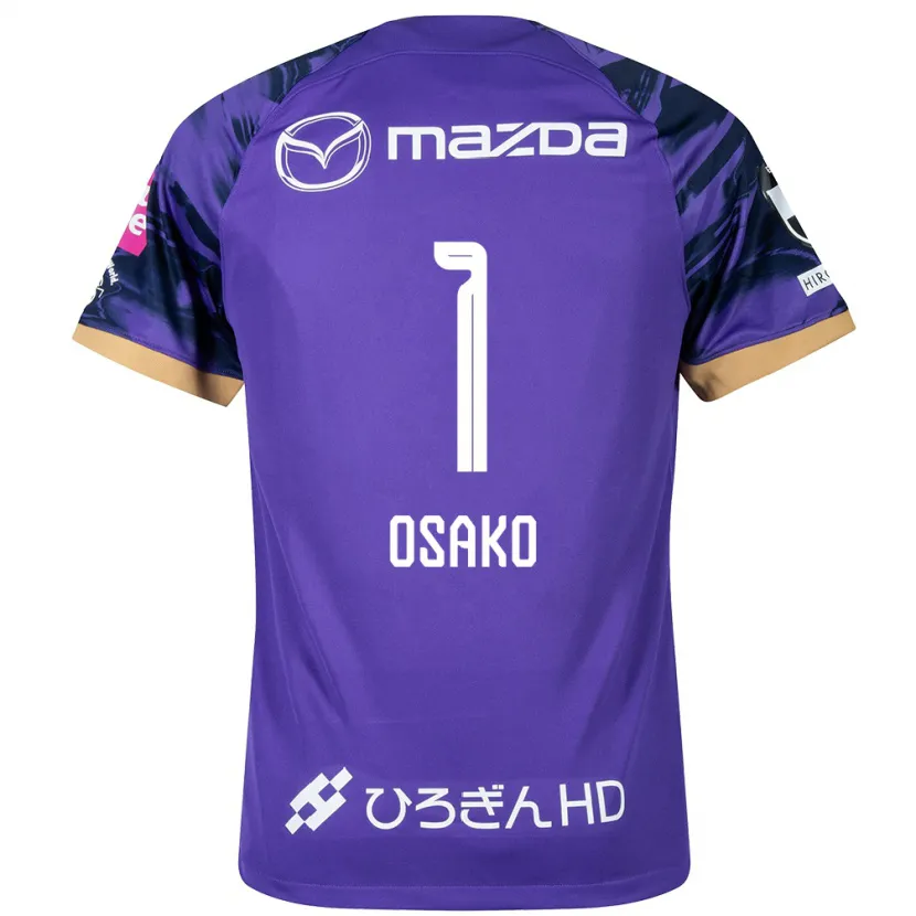 Danxen Herren Keisuke Osako #1 Lila Weiß Heimtrikot Trikot 2024/25 T-Shirt