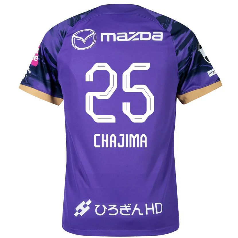 Danxen Herren Yusuke Chajima #25 Lila Weiß Heimtrikot Trikot 2024/25 T-Shirt