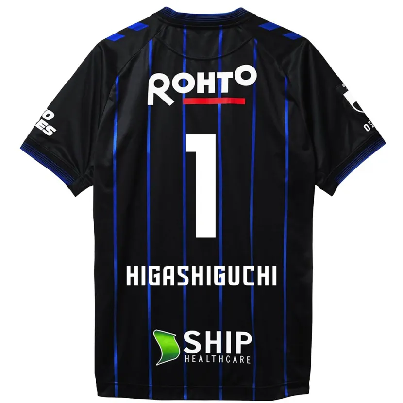 Danxen Herren Masaaki Higashiguchi #1 Schwarz Blau Heimtrikot Trikot 2024/25 T-Shirt