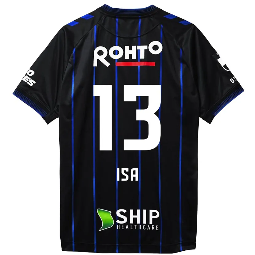 Danxen Herren Isa Sakamoto #13 Schwarz Blau Heimtrikot Trikot 2024/25 T-Shirt