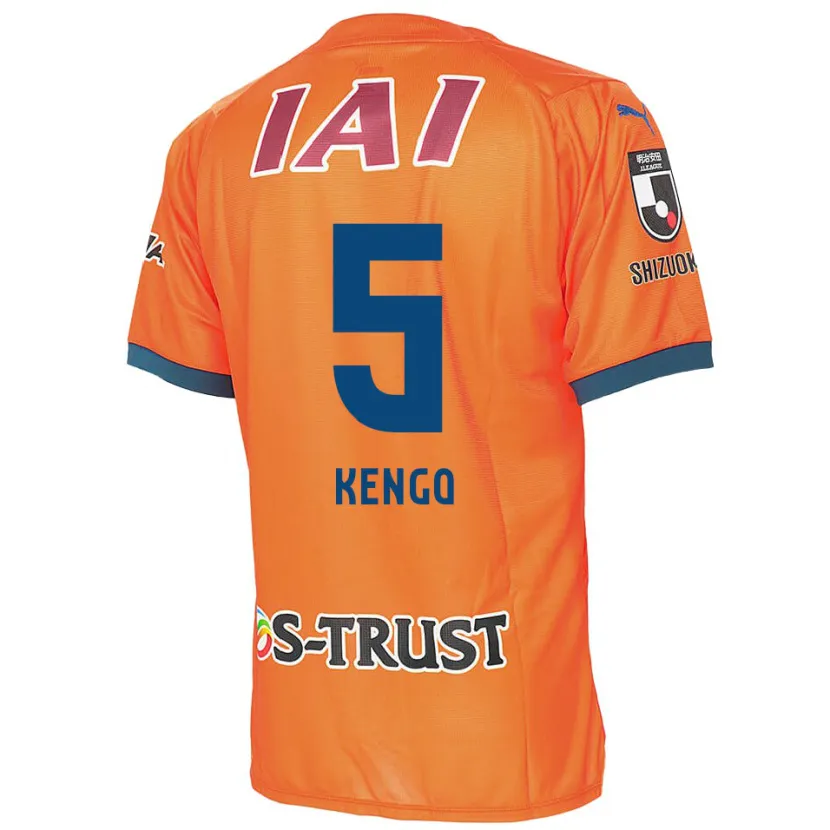 Danxen Herren Kengo Kitazume #5 Orange Blau Heimtrikot Trikot 2024/25 T-Shirt