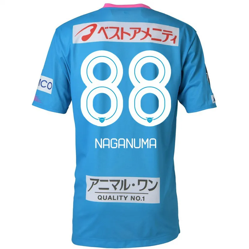 Danxen Herren Yoichi Naganuma #88 Blau Rosa Heimtrikot Trikot 2024/25 T-Shirt