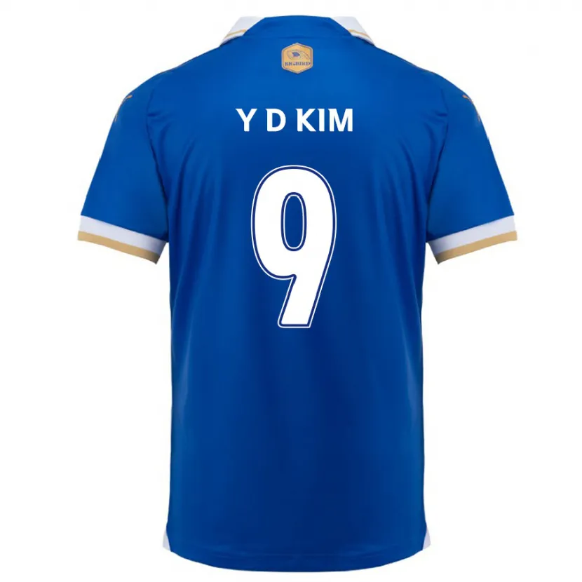 Danxen Herren Dong-Yeon Kim #9 Blau Weiss Heimtrikot Trikot 2024/25 T-Shirt