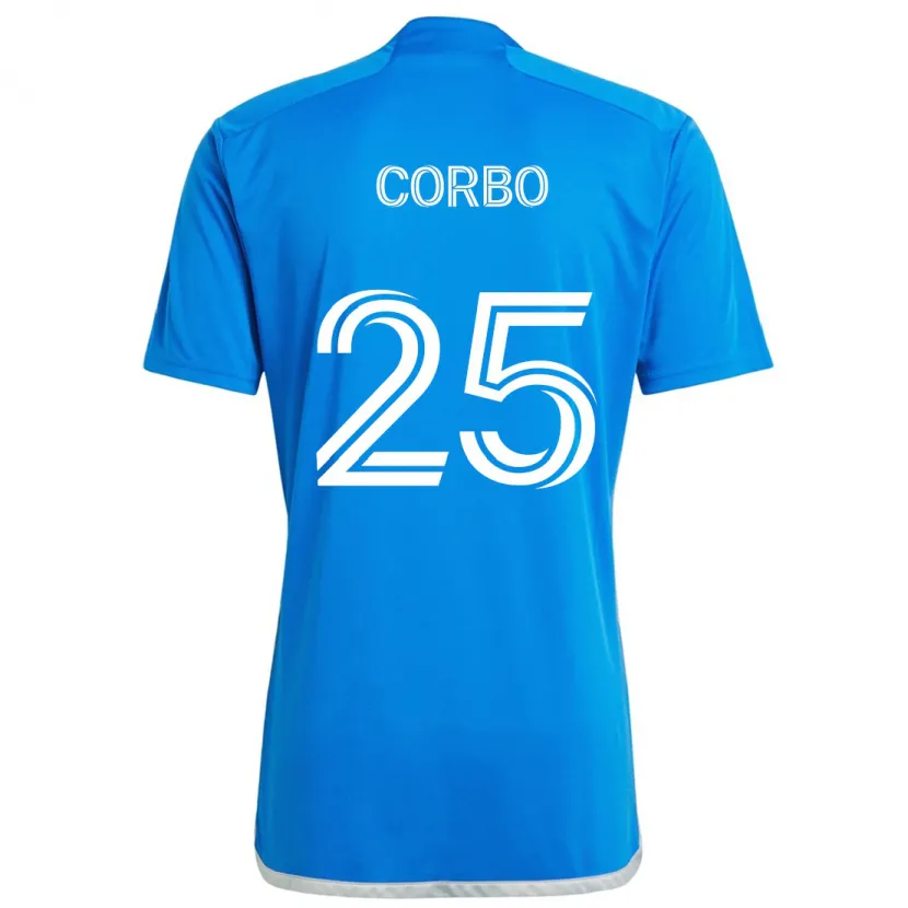 Danxen Herren Gabriele Corbo #25 Blau Weiss Heimtrikot Trikot 2024/25 T-Shirt