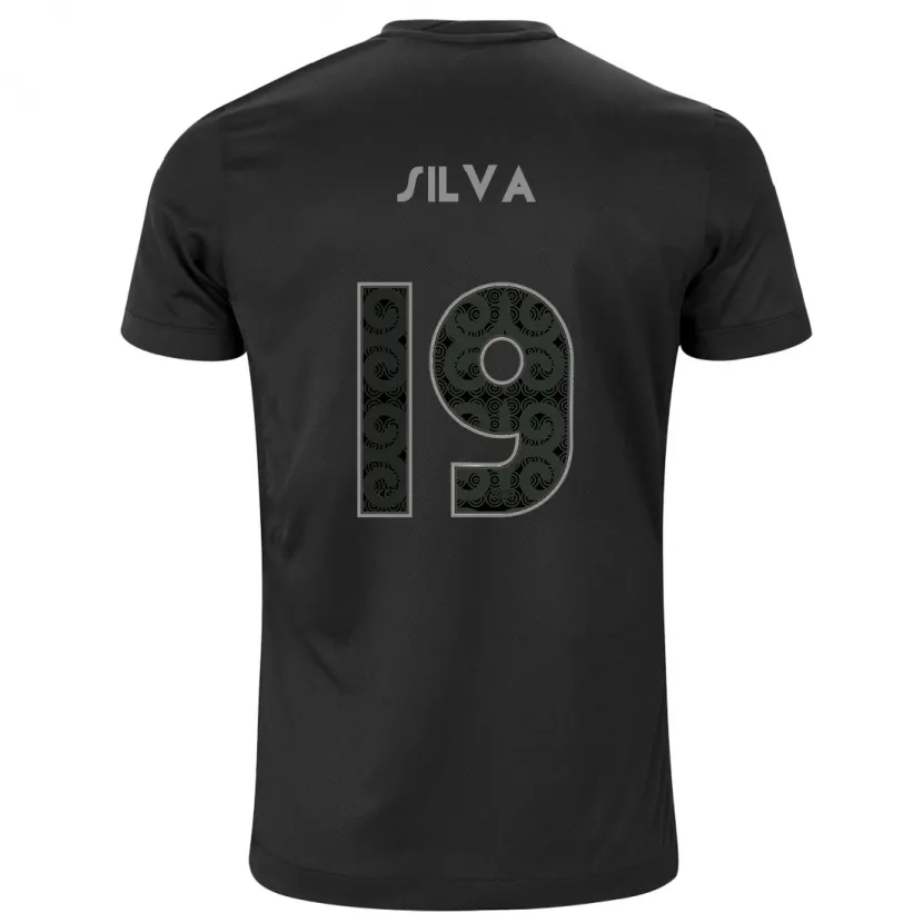 Danxen Herren Gustavo Silva #19 Schwarz Auswärtstrikot Trikot 2024/25 T-Shirt