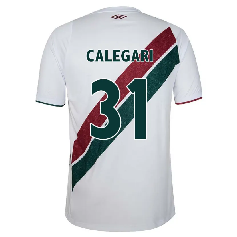 Danxen Herren Calegari #31 Weiß Grün Kastanienbraun Auswärtstrikot Trikot 2024/25 T-Shirt