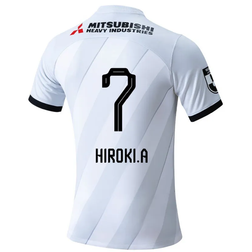 Danxen Herren Hiroki Abe #7 Weiß Grau Auswärtstrikot Trikot 2024/25 T-Shirt