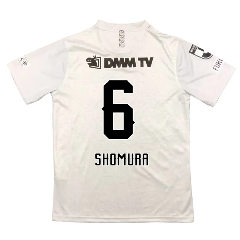 Danxen Herren Tomoki Shomura #6 Grauschwarz Auswärtstrikot Trikot 2024/25 T-Shirt