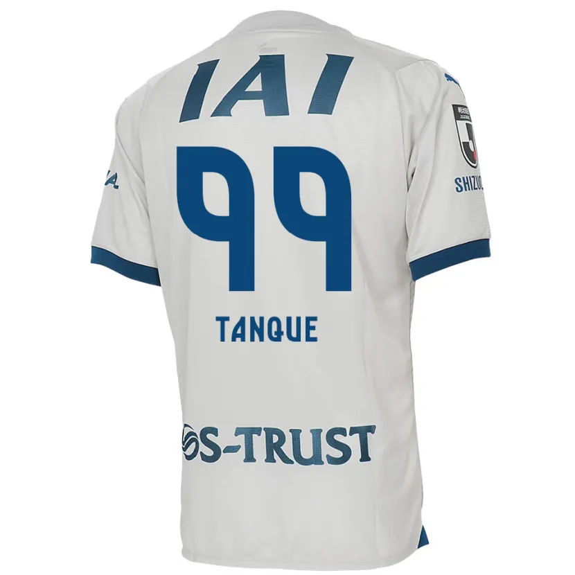 Danxen Herren Douglas Tanque #99 Weiß Blau Auswärtstrikot Trikot 2024/25 T-Shirt