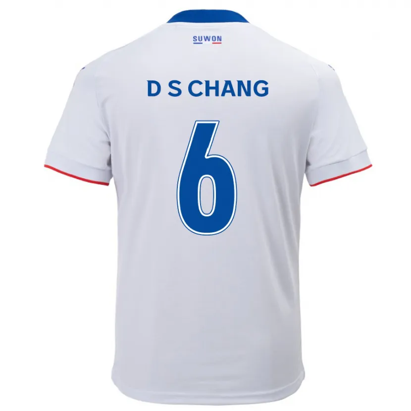 Danxen Herren Se-Dong Chang #6 Weiß Blau Auswärtstrikot Trikot 2024/25 T-Shirt