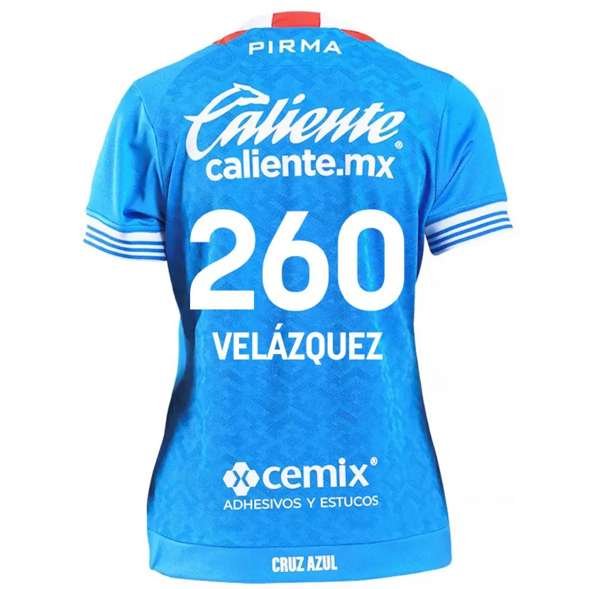 Danxen Damen Víctor Velázquez #260 Himmelblau Heimtrikot Trikot 2024/25 T-Shirt