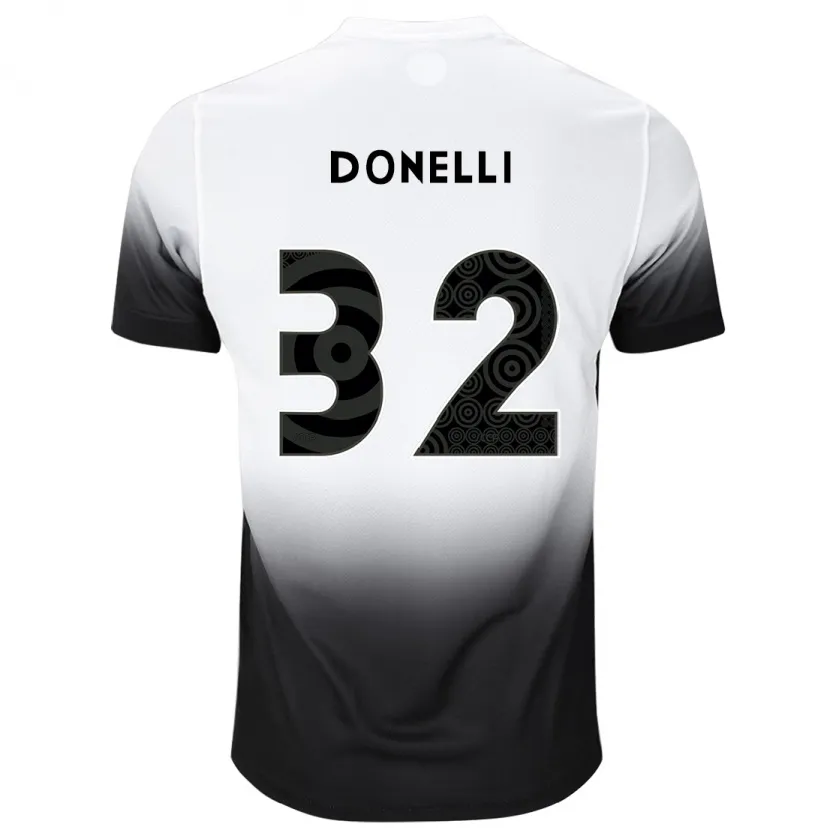 Danxen Damen Matheus Donelli #32 Weiß Schwarz Heimtrikot Trikot 2024/25 T-Shirt