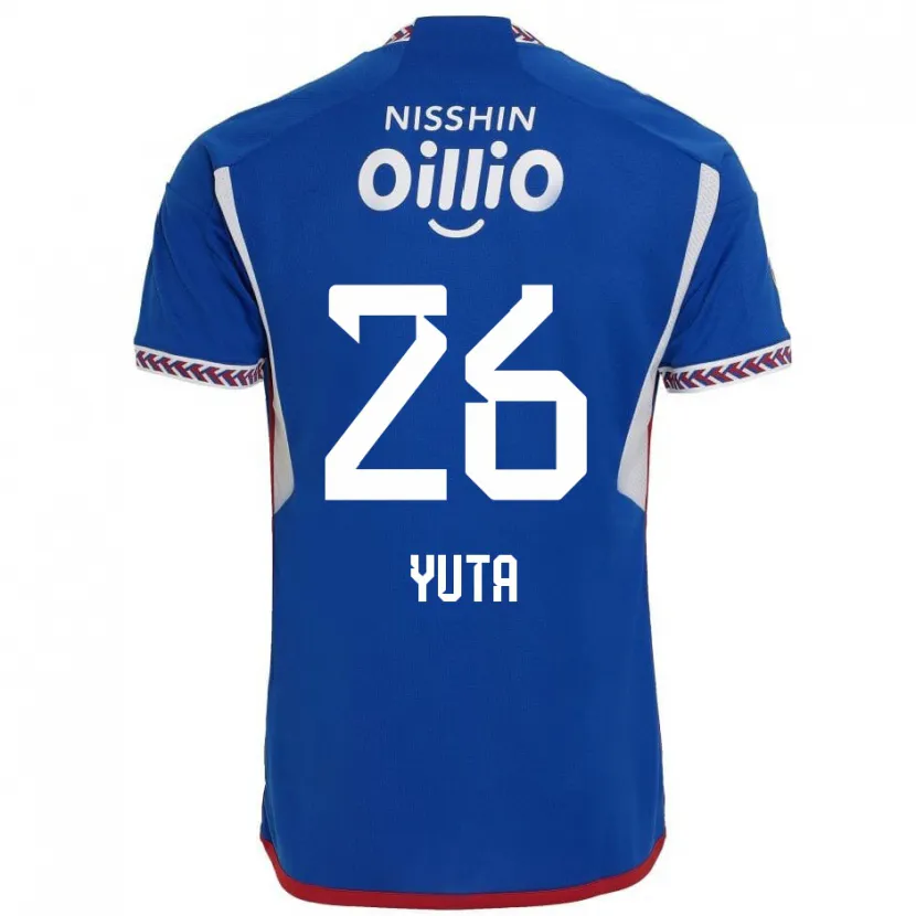 Danxen Damen Yuta Koike #26 Blau Weiß Rot Heimtrikot Trikot 2024/25 T-Shirt