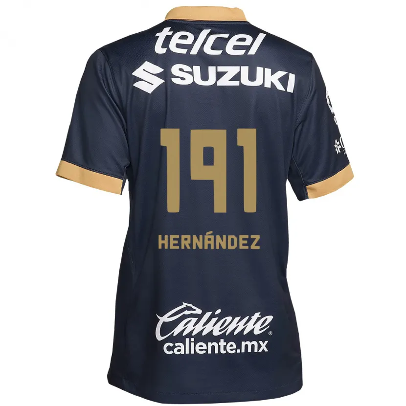 Danxen Damen Marco Hernández #191 Obsidian Gold Weiß Auswärtstrikot Trikot 2024/25 T-Shirt