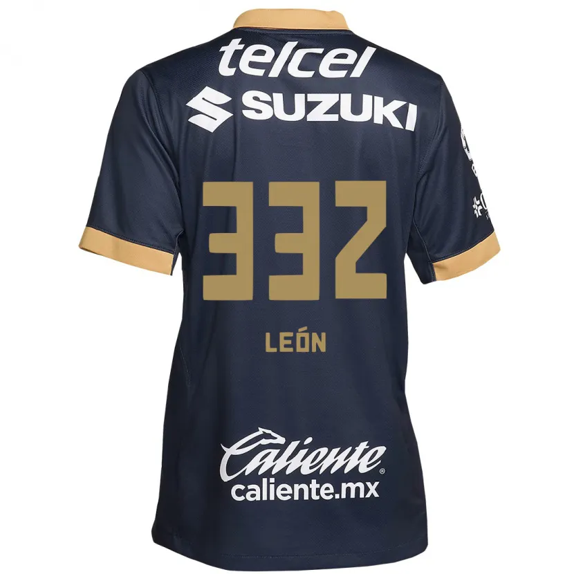 Danxen Damen Andryk León #332 Obsidian Gold Weiß Auswärtstrikot Trikot 2024/25 T-Shirt