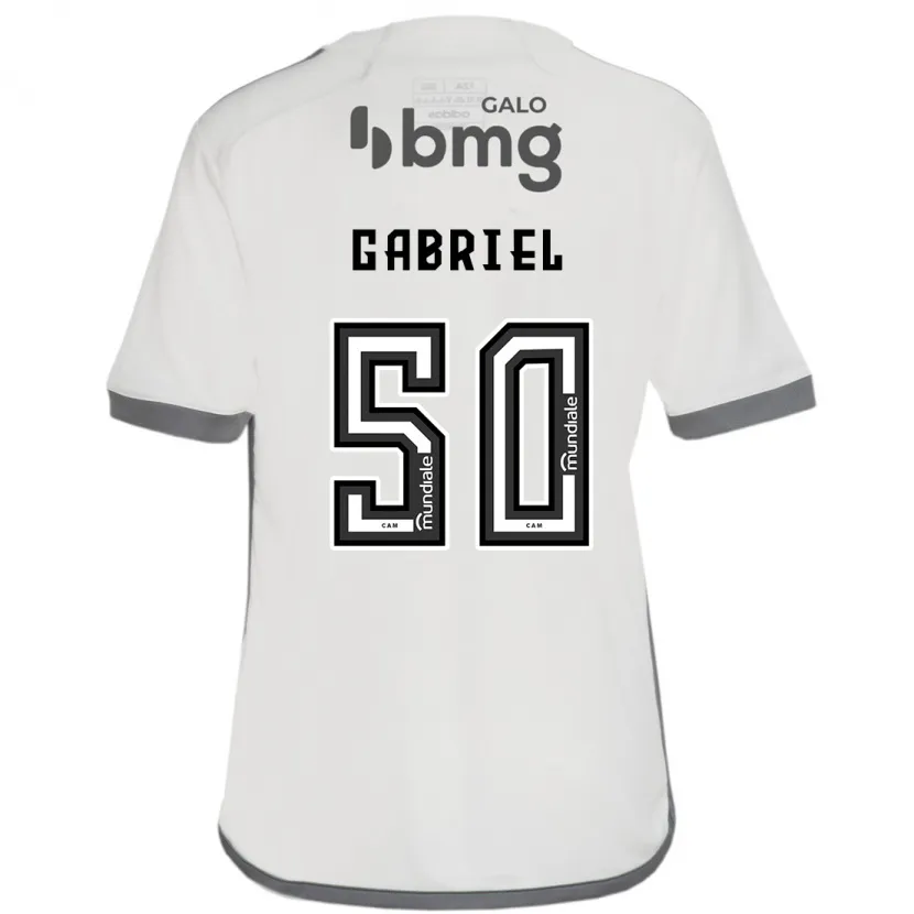 Danxen Damen Vitor Gabriel #50 Cremefarben Auswärtstrikot Trikot 2024/25 T-Shirt