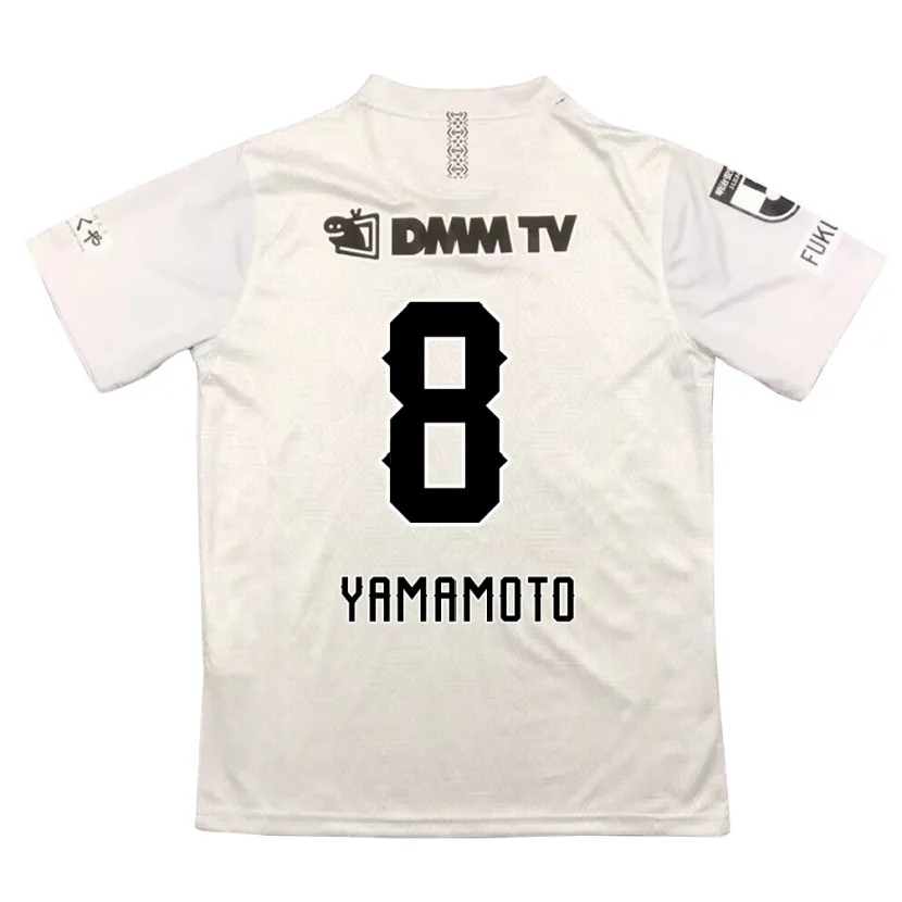 Danxen Damen Shunsuke Yamamoto #8 Grauschwarz Auswärtstrikot Trikot 2024/25 T-Shirt