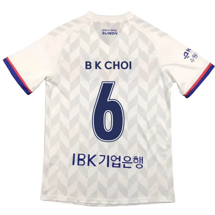 Danxen Damen Kyu-Baek Choi #6 Weiß Blau Auswärtstrikot Trikot 2024/25 T-Shirt