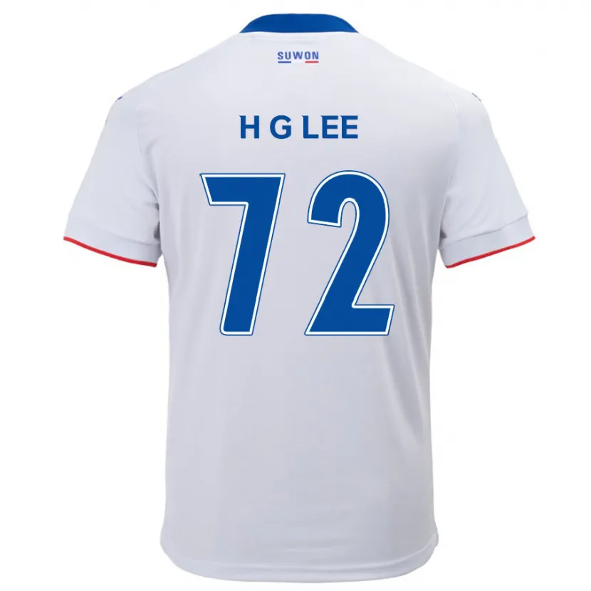 Danxen Damen Geon-Hee Lee #72 Weiß Blau Auswärtstrikot Trikot 2024/25 T-Shirt