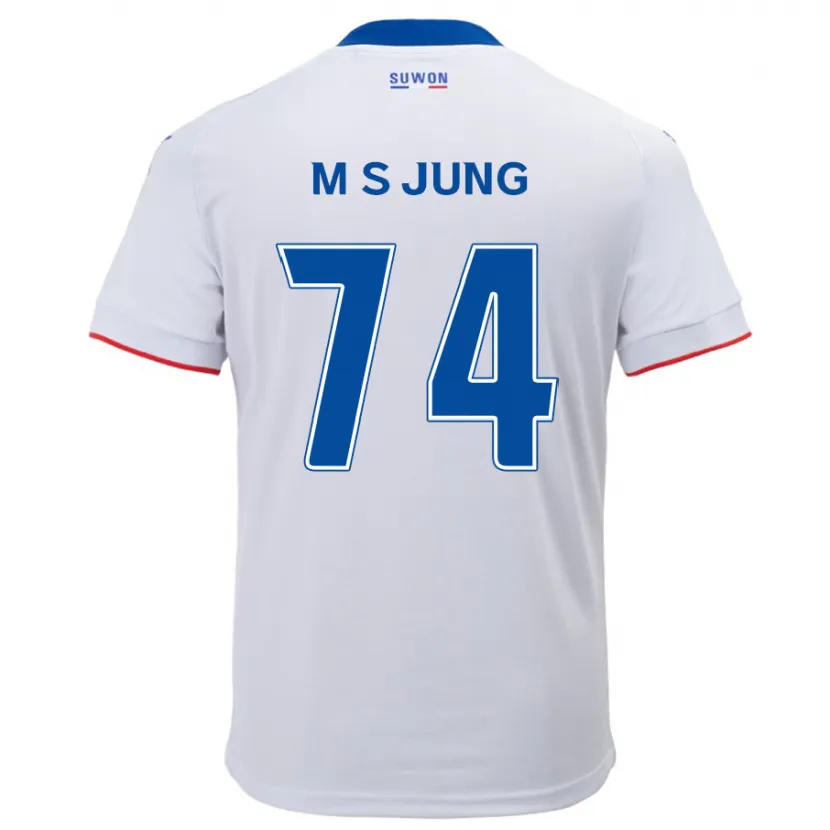 Danxen Damen Sung-Min Jung #74 Weiß Blau Auswärtstrikot Trikot 2024/25 T-Shirt