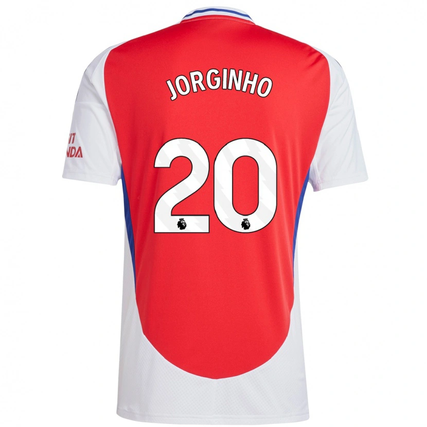 Danxen Kinder Jorginho #20 Rot Weiß Heimtrikot Trikot 2024/25 T-Shirt