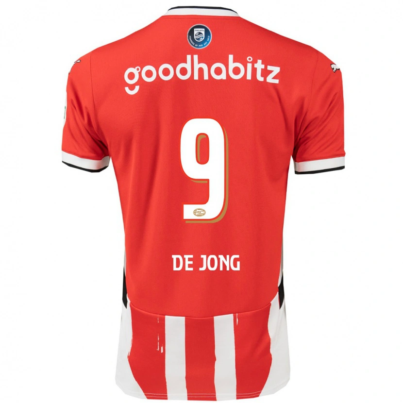 Danxen Kinder Luuk De Jong #9 Rot Weiß Heimtrikot Trikot 2024/25 T-Shirt