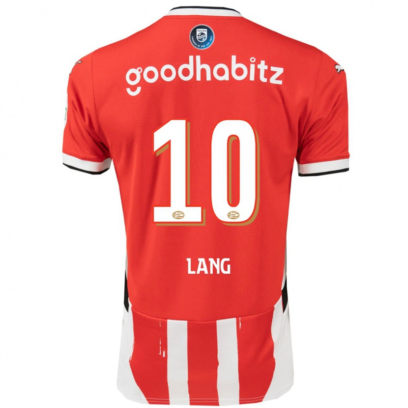 Danxen Kinder Noa Lang #10 Rot Weiß Heimtrikot Trikot 2024/25 T-Shirt