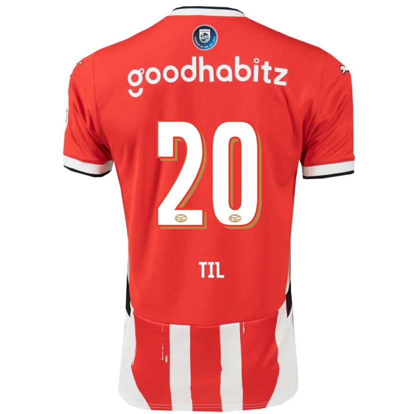 Danxen Kinder Guus Til #20 Rot Weiß Heimtrikot Trikot 2024/25 T-Shirt