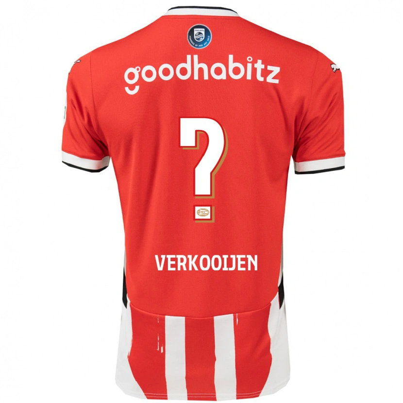 Danxen Kinder Nicolas Verkooijen #0 Rot Weiß Heimtrikot Trikot 2024/25 T-Shirt