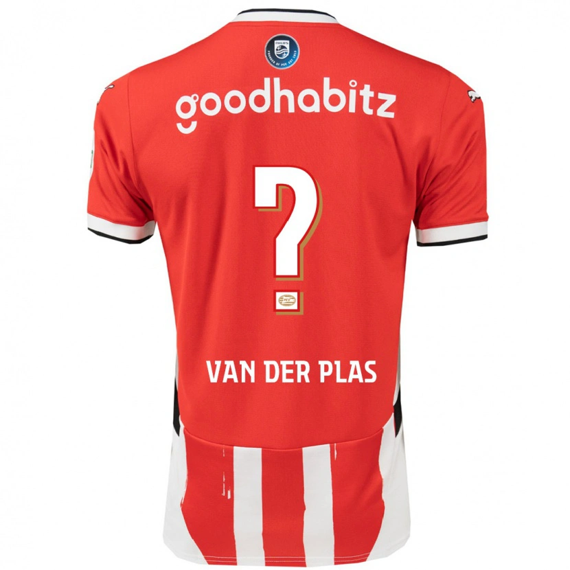 Danxen Kinder Sven Van Der Plas #0 Rot Weiß Heimtrikot Trikot 2024/25 T-Shirt