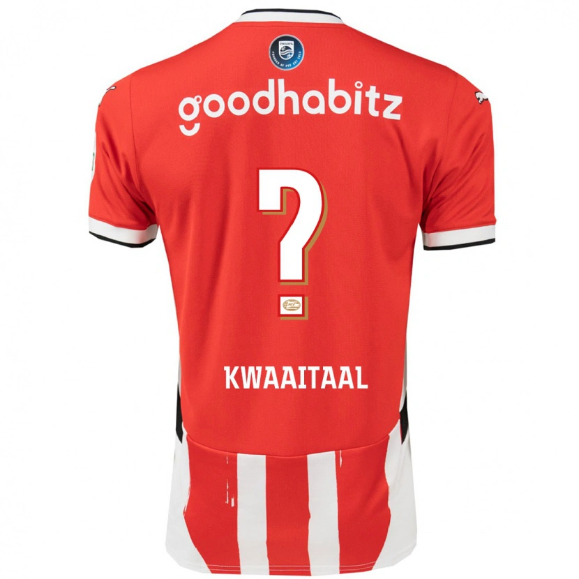 Danxen Kinder Julian Kwaaitaal #0 Rot Weiß Heimtrikot Trikot 2024/25 T-Shirt