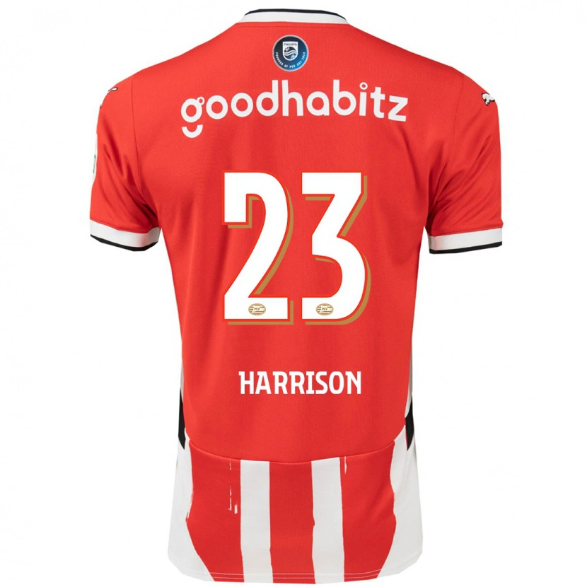 Danxen Kinder Amy Harrison #23 Rot Weiß Heimtrikot Trikot 2024/25 T-Shirt