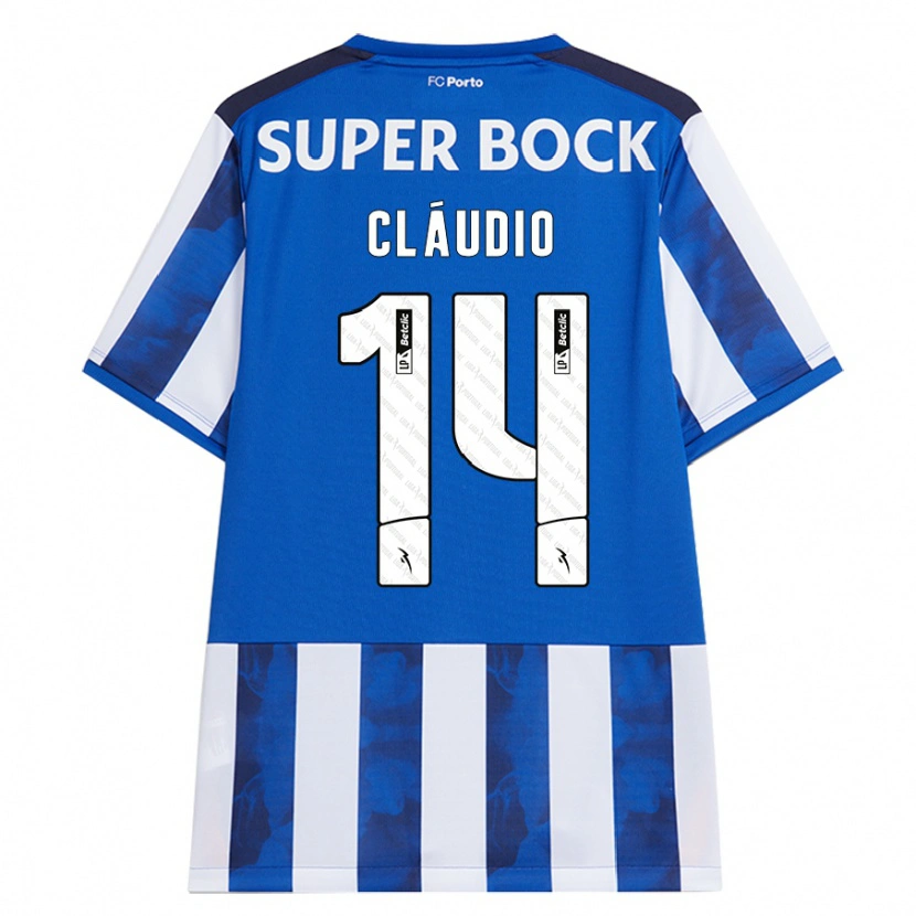 Danxen Kinder Cláudio Ramos #14 Blau Weiß Heimtrikot Trikot 2024/25 T-Shirt