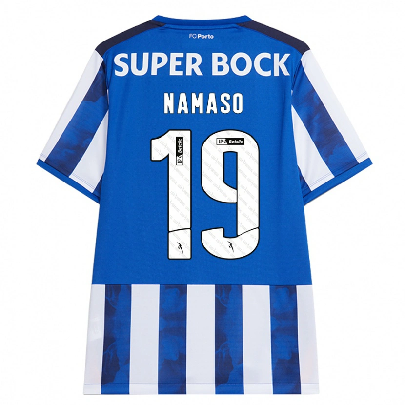 Danxen Kinder Danny Namaso #19 Blau Weiß Heimtrikot Trikot 2024/25 T-Shirt