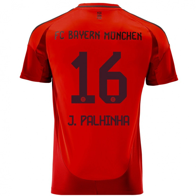 Danxen Kinder João Palhinha #16 Rot Heimtrikot Trikot 2024/25 T-Shirt