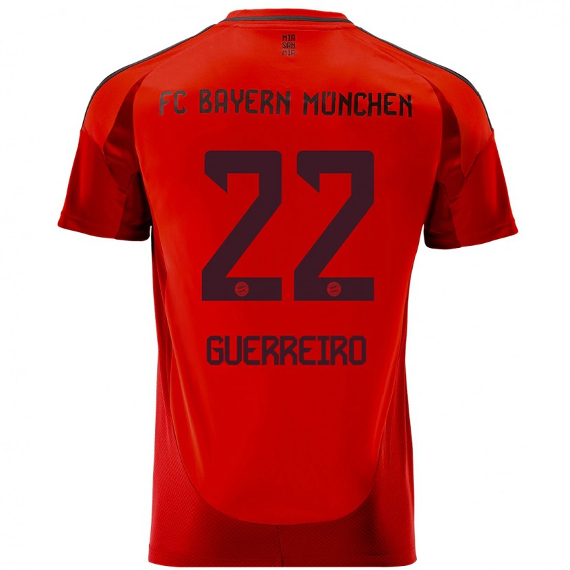 Danxen Kinder Raphaël Guerreiro #22 Rot Heimtrikot Trikot 2024/25 T-Shirt