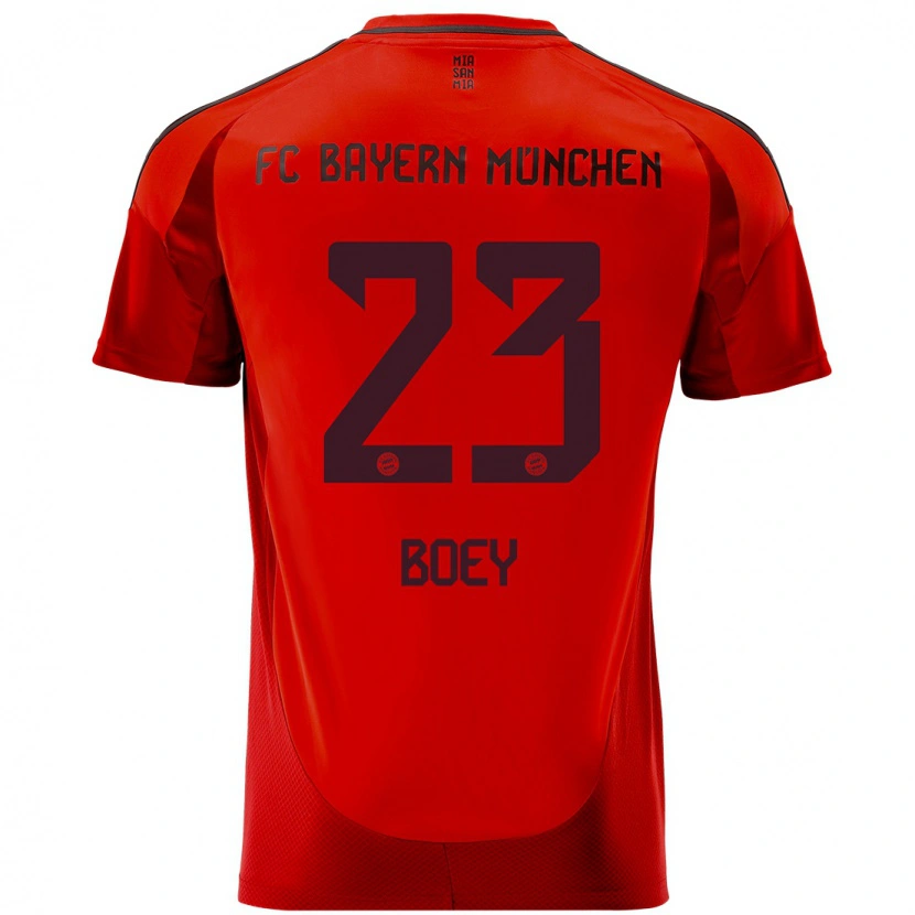 Danxen Kinder Sacha Boey #23 Rot Heimtrikot Trikot 2024/25 T-Shirt