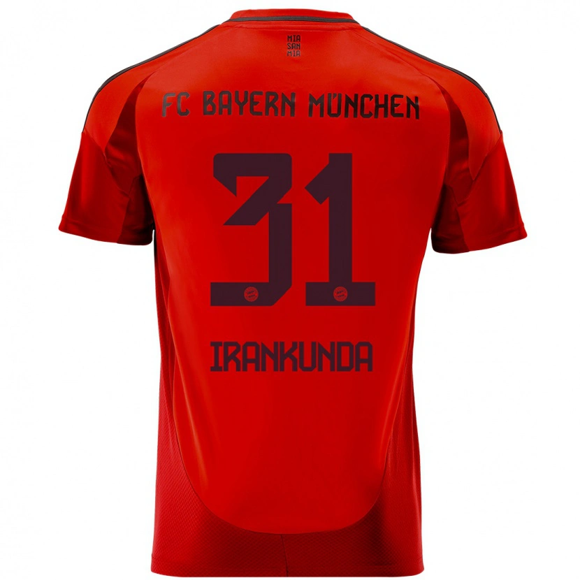 Danxen Kinder Nestory Irankunda #31 Rot Heimtrikot Trikot 2024/25 T-Shirt